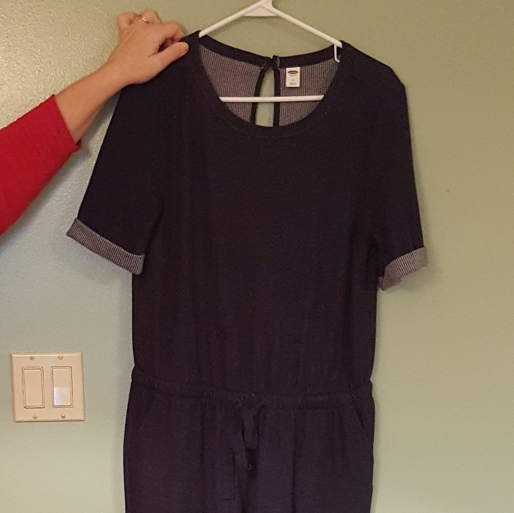 Short sleeved jumpsuit